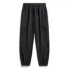 Pantalones de Trabajo para Hombre Primavera y Otoño Pierna Recta Holgados Pantalones Deportivos Ligeros Joggers de Otoño Estilo Coreano Marca de Moda Pantalones Casuales