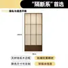 Divisor de Pared Pantalla para Dormitorio Bloque de Entrada de Cama Madera Maciza Retro Francés Tejido de Ratán Bloque Baño Sala de Estar Nuevo Estilo 2025