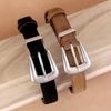 Cinturón de Terciopelo de Vaca para Mujer Nuevo Todo Fósforo Hebilla de Pin Cinturón de Cuero para Mujer Cinturón Decorativo para Jeans Fábrica en stock