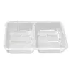 Empaque en Blíster Caja de Plástico Transparente sin Tapa Caja para Empaque de Snacks Rollitos de Huevo Rollitos Procesamiento Personalizable