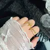 Dulce y Fresco, Estilo Lujo Ligero, Anillo Abierto de Serpiente con Forma de Moneda para Mujer, Diseño de Nicho, Sensación de Alta Gama, Apilable, Personalizable, Anillo Versátil