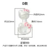 Prata Pura 999 Fofo Rosa Gato Hello Kitty Pingente Espaçador DIY Acessórios para Pulseira Infantil