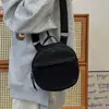 Bolso Pequeño Redondo Nuevo Primavera 2026, Bolso para Teléfono Móvil, Bolso de Hombro Cruzado Versátil de Nylon de Color Sólido, Bolso Cruzado Pequeño Ligero y Sencillo