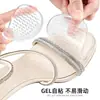 Tacones altos medio número transparentes GEL medio número almohadillas para la parte delantera del pie de mujer almohadillas anti-dolor pegajosas antideslizantes plantillas almohadillas para la parte delantera del pie medias almohadillas suaves