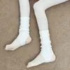 Meias de tricô para Outono e Inverno meias JK de pelo y2g hot girl cobertura de perna para todas as ocasiões meias para botas de neve coleção de meias lolita