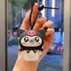 Lindo llavero Sanrio que escupe burbujas, caricatura Kuromi, Gato Kt, muñeco, llavero, colgante para bolsa, pequeño regalo
