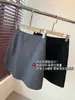 Elegante Deductivo Sencillo Casual Traje con Chaleco de Botones Forma de H Falda Corta Línea A Traje de Dos Piezas para Mujer Primavera y Verano