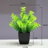 Punto Nuevo Bonsái Plantas de Decoración para el Hogar Pequeños Adornos Flores Artificiales Plantas Verdes Plantas en Maceta Flores Artificiales Fábrica Venta al Por Mayor