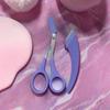 Recorte de cejas con peine menisco plegable, navaja recortadora de cejas de tamaño pequeño, navaja para afeitar cejas femeninas macro con red protectora para principiantes, navaja recortadora de cejas