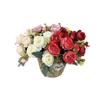 Fábrica Yujin 7 Garfo Primavera Peônia flor artificial fotografia adereços grande shopping center conjunto flor parede casamento seda flor atacado