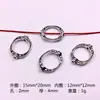 Xizang bolsa de prata anel de conta pulseira colar contas miçangas DIY acessórios de joia de liga saco misto atacado