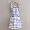 Delantal Anti-Manchas de Aceite para Cocina Doméstica Moda Femenina Nuevo Ropa de Trabajo Delantal de Cintura Chaleco sin Mangas Peto Bata para Tareas del Hogar