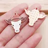 10 Cráneo Marrón Sombrero de Vaquero Occidental Botas Pistola Colgante de Aleación Accesorios Material DIY Colgante para Collar Pulsera