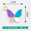Al por mayor transfronterizo Dibujos animados coreanos Mariposa Goteo de aceite Aleación Collar Pulsera Colgante individual Accesorios Joyería Accesorios DIY