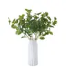 Fabricante de flor artificial de hoja de menta de 3 ramas, pared de rosas para decoración del hogar, flores artificiales, ramo de boda transfronterizo INS
