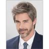 Cabello corto gris plateado para hombre europeo y americano transfronterizo, moda, estilo de negocios, cabello corto gris, cabello de hombre, peluca de venta caliente