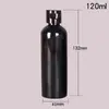 Botella Negra de Plástico para Spot 10-100ml Pet con Tapa Flip-Top Botella de Hidrosol Hidratante Empaque Cosmético Sub-botella Botella Vacía