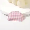 Babero Creativo de Encaje a Cuadros para Bebé Algodón Muñeco Doll DIY Toalla para Saliva Accesorios Lindos Ropa de Bebé Disfraz Accesorios Pequeños