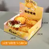Pasteles de huevo al horno, pasteles de huevo de croissant, caja de embalaje para 246 piezas, sin plegar, caja de embalaje desechable para repostería al horno