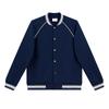 Chaqueta de Béisbol Retro de Moda Nueva Colección Primavera 380g para Hombre, Chaqueta con Cremallera Estampada Personalizada de Corte Holgado
