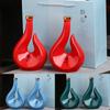 Botella de Vino Vacía de Cerámica Jingdezhen Paquete de 0.5 kg Jarra de Vino Vacía con Forma Creativa Caja de Regalo Decoración del Hogar Jarra de Vino al por Mayor