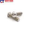 Tornillo antirrobo de cabeza redonda con cabeza plana y cabeza Torx interior de acero inoxidable M3 4 5 8 10 304 GB2672 con columna