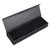 Caja de regalo para bolígrafo con tapa abatible y cierre magnético, caja de bolígrafo promocional para negocios, caja de bolígrafo rectangular de papel para firmas, al por mayor en stock
