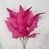 Hojas de Castaño de Indias Artificiales para Decoración de Pasillo de Boda, Arreglos de Hojas, Decoración de Salón de Bodas Estilo Bosque, Montaje de Boda, Flores de Seda, Flores Artificiales