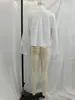 Estilo Europeo y Americano Transfronterizo Za Nuevo Estilo para Mujer Verano 2025 Aliexpress Estilo Caliente Moda Camisa de Manga Larga con Cintura de Cordón