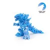 Ornamento de Mesa Brinquedo Monstro de Gelo Impresso em 3D com Articulações Móveis, Presente de Feriado Infantil, Presente do Festival Qixi