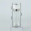 Molinillo de Especias de Vidrio Cocina Sellado a Prueba de Humedad Acero Inoxidable Manual Pimienta Pimienta Molinillo Botella Rociadora Giratoria