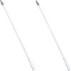Accesorios para cortinas plisadas de 12 pulgadas varilla giratoria de fibra de vidrio para cortinas plisadas varilla de tracción de aleación para cortinas venecianas varilla para colgar