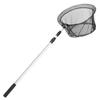 Rede de Pesca, Pescador de Rede, Rede de Pesca Conveniente para Iscas, Malha Densa, Rede de Pesca de Liga de Alumínio, Cabo de Rede de Pesca Telescópico, Dobrável