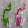 Cepillo de ranura de mano con forma de cisne para ranuras de puertas y ventanas, cepillo limpiador de ranuras para cocina y baño, cepillo para rejillas de ventilación de aire acondicionado
