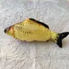 Pez Artificial Creativo Juguete para Morder Gatos Muñeco Juguete de Peluche Hierba Gatera Pez Dentición Palo para Gatos Juguete para Gatos
