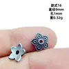 En stock al por mayor, retención de color duradera, tapas de flor gris hierro, tapas de cuentas, estilo vintage, accesorios para pulseras y joyería DIY