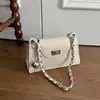 Bolso bandolera minimalista y fresco transfronterizo, bolso de hombro de nicho con cierre de cadena, adecuado para el trabajo diario y el uso casual, bolso de axila elegante y versátil