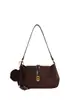 Bolsa de Axila em Couro com Cera para Uso Diário para Mulheres, Nova Coleção Primavera 2026 Bolsa de Ombro Transversal Vintage Francês de Luxo Discreto