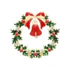 Nova Série de Combinações de Natal Broche Papai Noel Broche de Natal Árvore de Natal Acessórios de Pino de Ano Novo Transfronteiriço