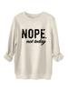 No, hoy no Comercio Exterior Transfronterizo Moda Europea y Americana Tendencia de Moda Sudadera Gruesa Cálida con Forro Polar para Mujer