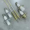 Sonda de Sensor Termopar de Aguja Cuerpo de Válvula Electromagnética Accesorios para Estufa de Gas Juego Completo Protección contra Apagado de Llama de Estufa de Gas