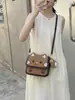 Transfronteiriço 2026 Verão Gatinho Fofo Moda Versátil Ombro Cruzado Transversal Tendência Simples Estilo Menina Bolsa de Mão Quadrada Pequena