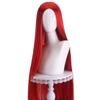Peruca Cosplay Shengda Transfronteiriça 100cm Cabelo Longo Liso Preto Médio Peruca Anime Universal para Homens e Mulheres