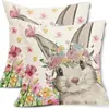Fundas de Almohada Nórdicas de Pascua Más Vendidas Transfronterizas para Sofá, Dormitorio, Decoraciones de Oficina, Fundas para Cojines