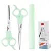 Conjunto de tesouras para cortar cabelo de bebê infantil tesouras de dente para franja tesouras retas pente ferramentas de tosa para animais de estimação conjunto de tesouras de cabeleireiro