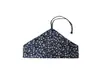 Bolsa de tela triangular plegable de algodón puro y lino con estampado multicolor estilo japonés, portátil, para almacenamiento de vajilla