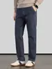 Nuevos Jeans de Alta Gama para Hombre de Primavera y Otoño, Pantalones Sueltos Rectos Negros y Grises, Pantalones de Negocios Otoño 2026 para Hombres de Mediana Edad