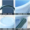 Cubo de Agua para Dormitorio Estudiantil Cubo de Plástico Espeso para Lavandería Portátil Hogareño Cubo de Almacenamiento de Agua para Ducha Estudiantil Cubo Grande para Pies