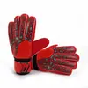 Guantes de portero de fútbol para adultos de escuela primaria látex antideslizantes resistentes al desgaste guantes de portero de fútbol costura plana con protección para los dedos