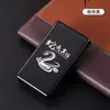Estuche Delgado para Cigarrillos para 20 Cigarrillos, Ultra-Delgado Portátil para Hombre, Automático Pop-Up, Resistente a la Humedad, Aleación de Aluminio Grabada, Estuche de Cigarrillos de Gama Alta